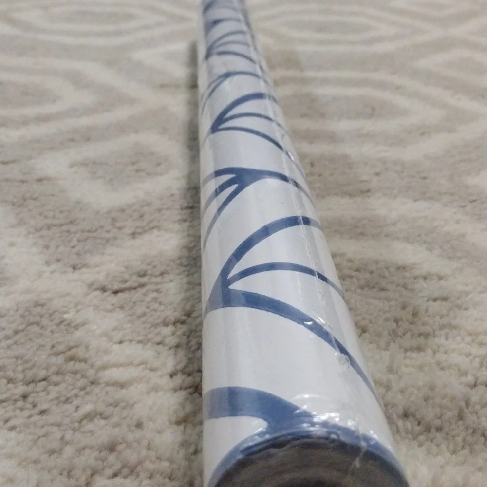 Feather Wallpaper, French Blue by Serena & Lily